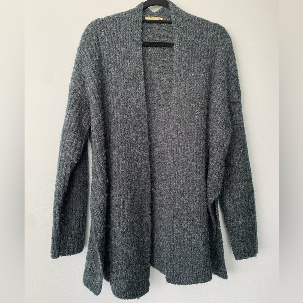 Knit sweater - dark teal